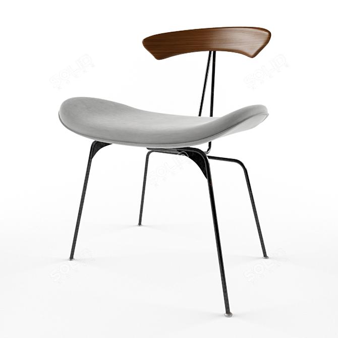 Modern Comfort Jayden Chair 3D model image 1