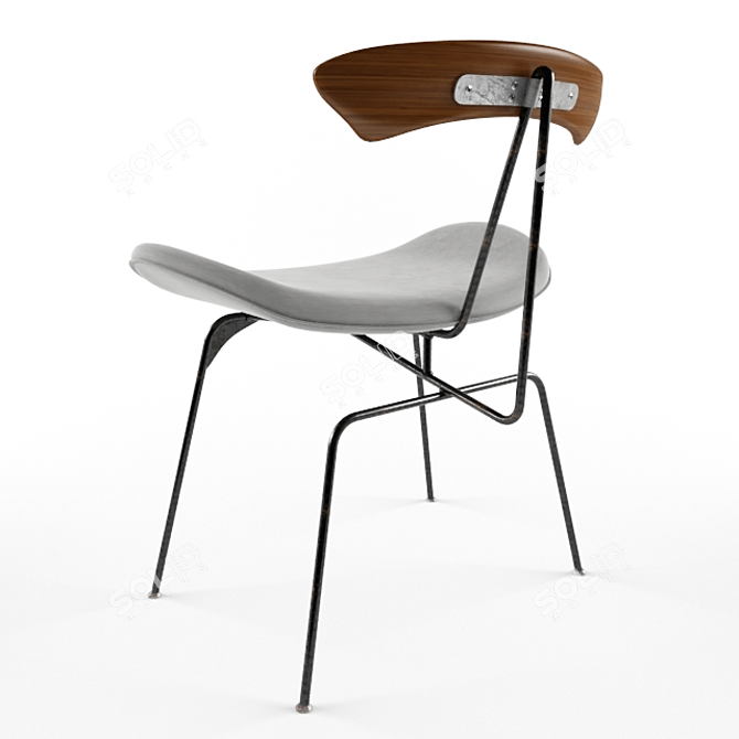 Modern Comfort Jayden Chair 3D model image 2