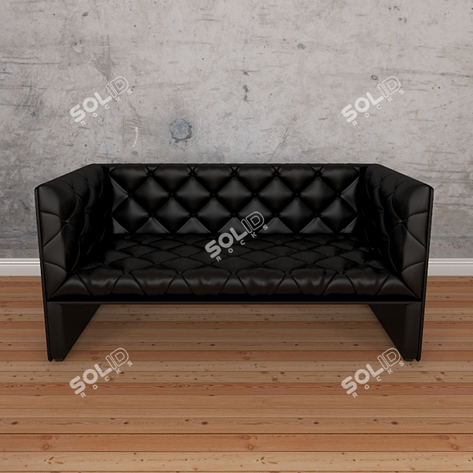 Elegant Edward Sofa: Stylish Comfort 3D model image 1