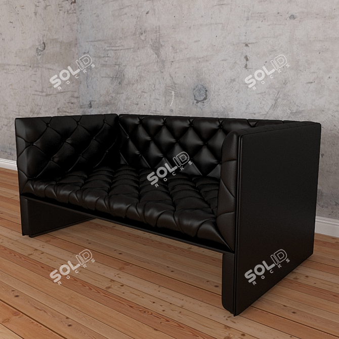 Elegant Edward Sofa: Stylish Comfort 3D model image 2