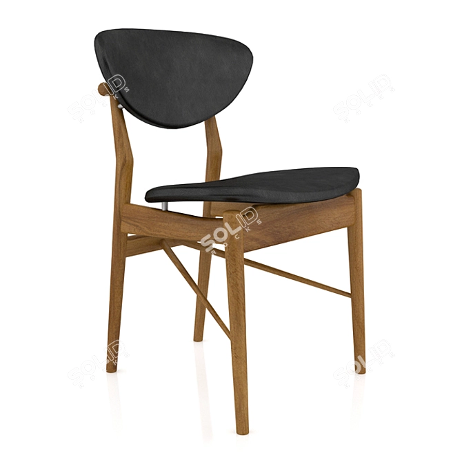 Finn Juhl 108 Chair: Iconic Design 3D model image 1