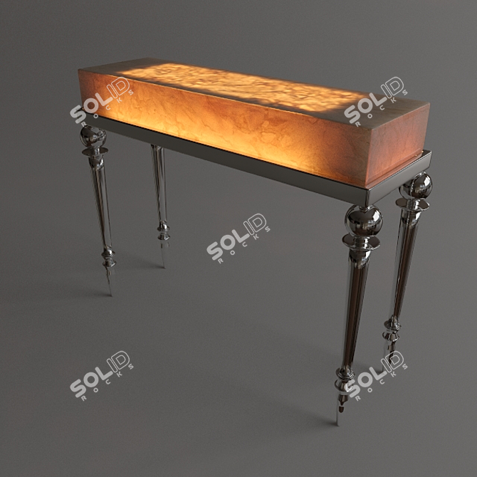 Illuminated Visionnaire Cycas Console 3D model image 2