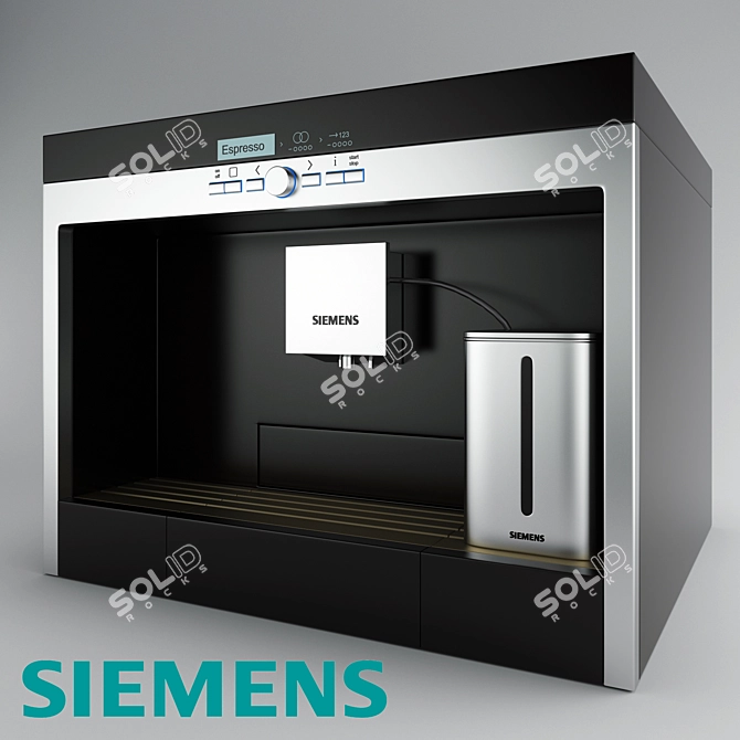 SIEMENS Coffee Machine: Compact and Powerful 3D model image 1