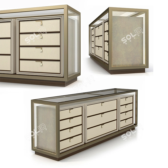 Giorgetti Town Carlo Colombo 2015: Exquisite Italian Masterpiece 3D model image 2