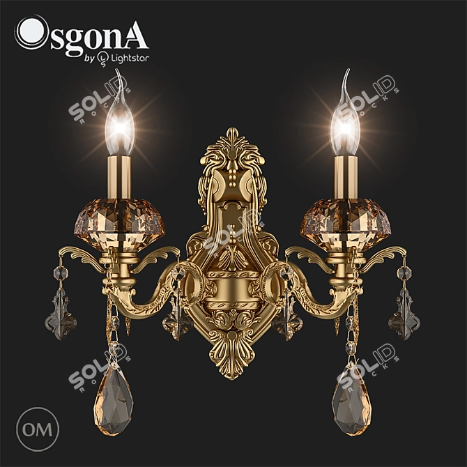 779628 Bronze Osgona - Elegant Bronze Pendant Light 3D model image 1