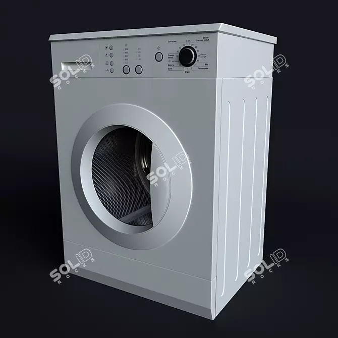 Efficient LG Washing Machine 3D model image 1