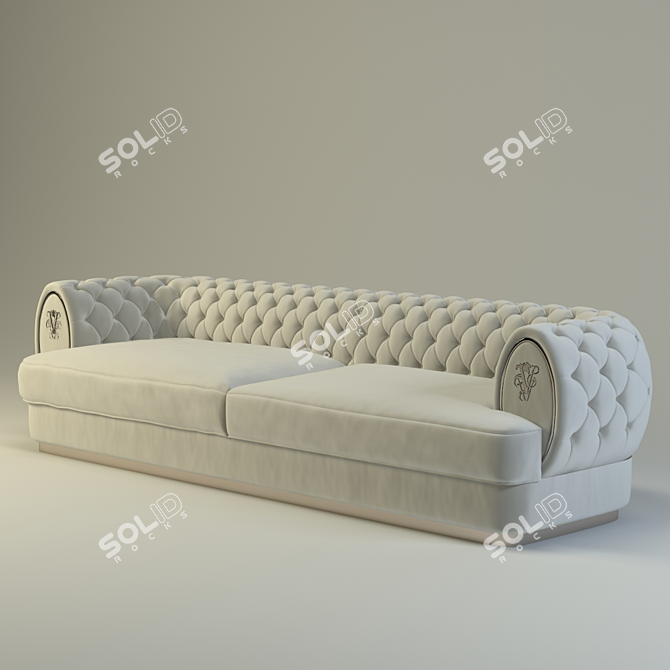 Luxury Visionnaire Oberon Sofa 3D model image 1
