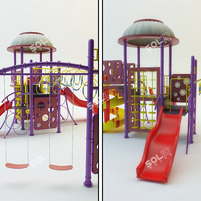 Children's Fun Zone 3D model image 3