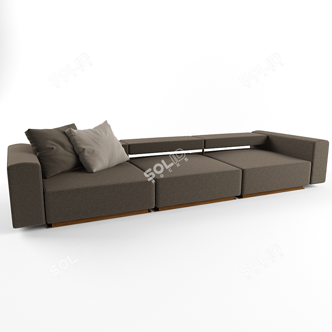 Modern Italian Design: B&B Italia Andy 3D model image 1