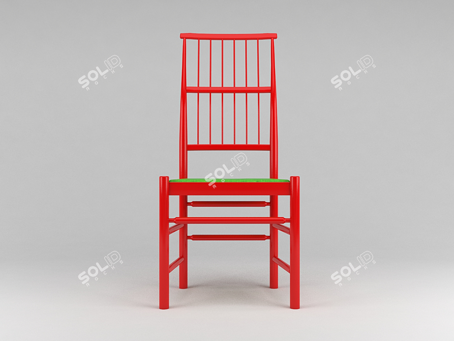  2-in-1 Chair and Table Set 3D model image 2