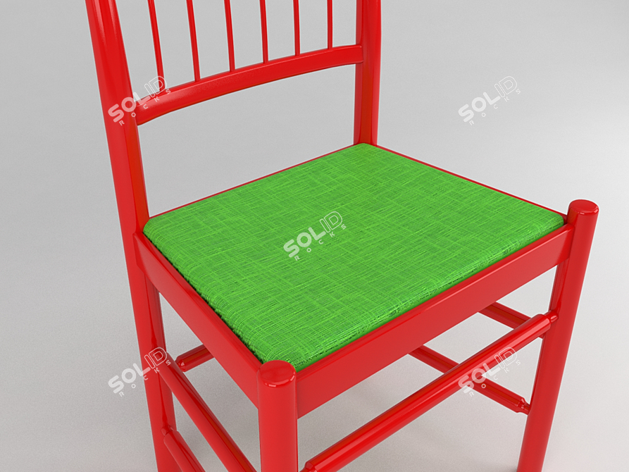  2-in-1 Chair and Table Set 3D model image 3