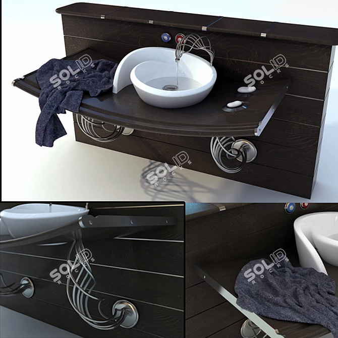 Effortless Clean Laundry Solution 3D model image 1