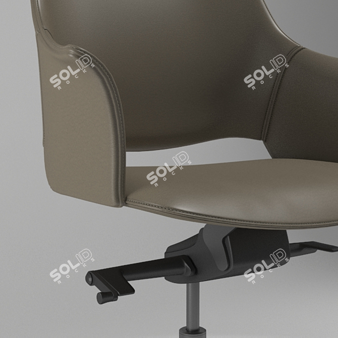 3D Chair Crafted with Exquisite Detail 3D model image 2