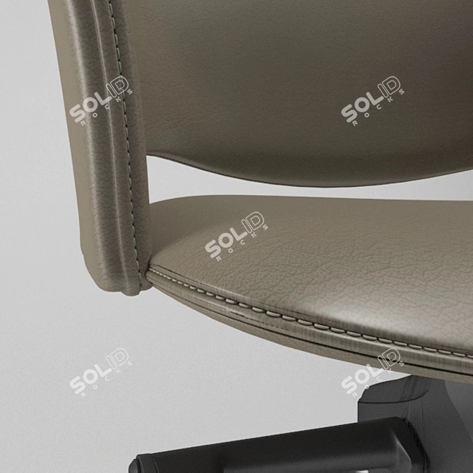 3D Chair Crafted with Exquisite Detail 3D model image 3
