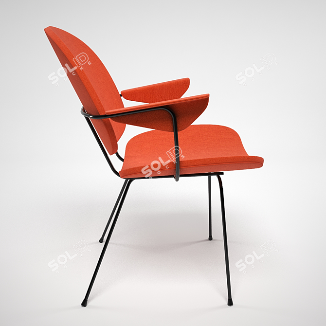 WH Gispen 202 Chair - Modern Elegance 3D model image 1