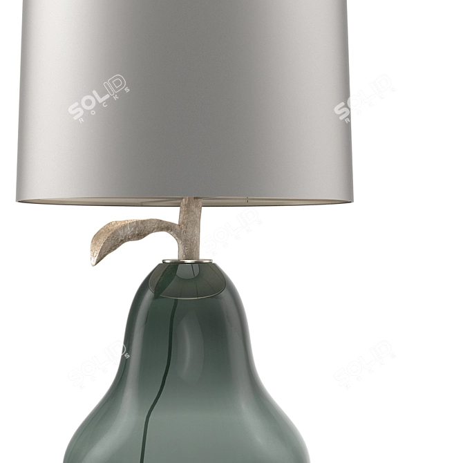 Porta Romana GLB45 PEAR Lamp Charcoal - Modern Elegance 3D model image 2