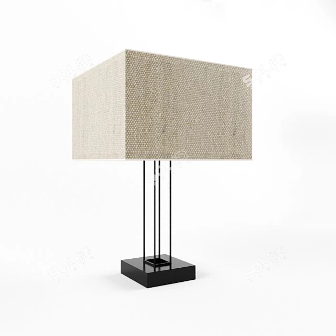 Versatile Desk Lamp 3D model image 1