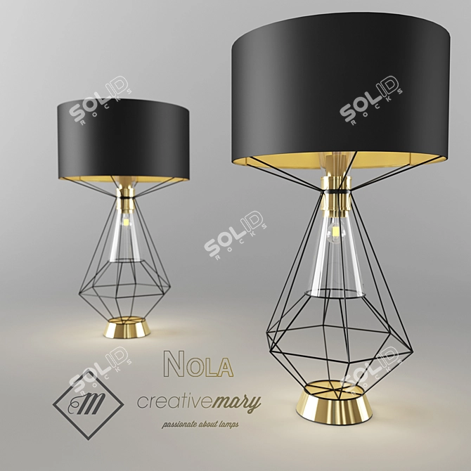 Creative Mary NOLA Pendant 3D model image 1