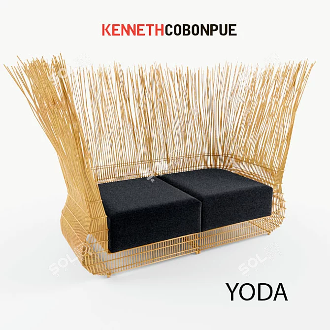 Nature's Surprises: Kenneth Cobonpue Yoda 3D model image 1