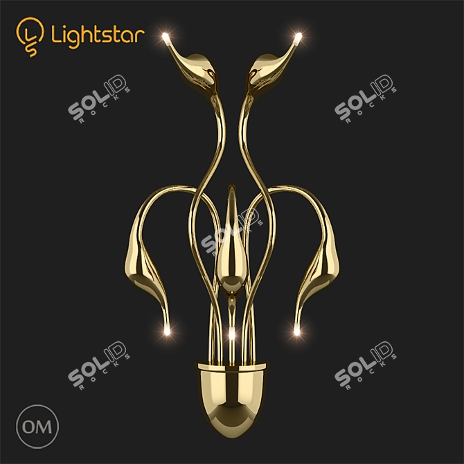 Elegant 75165x CIGNO Lightstar 3D model image 1