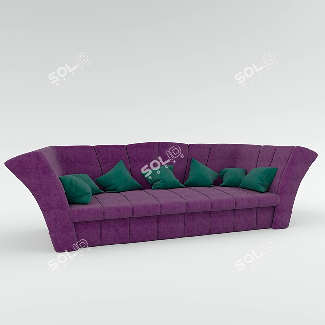 Coastal Retreat Sofa 3D model image 1