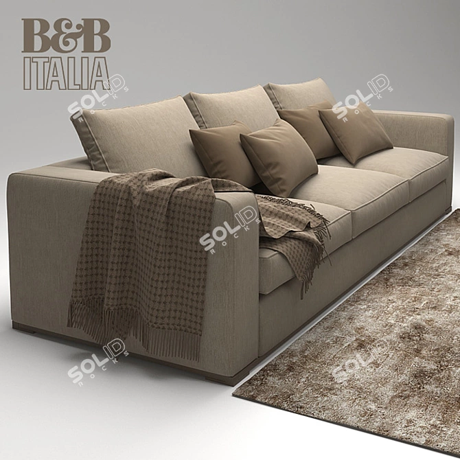 Maxalto B&B Italia Omnia Sofa 3D model image 1