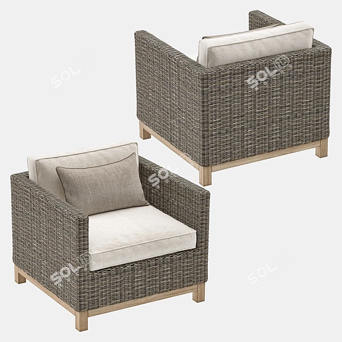 RH MALIBU Collection: Stylish & Comfortable Furniture 3D model image 9