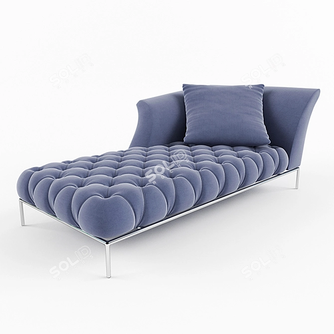 Elevate Your Comfort: Autografo Chaise Lounge 3D model image 1