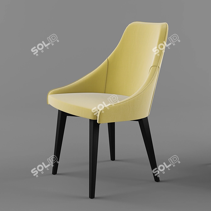 Kontea Metalmobil Chair - Sleek Design 3D model image 1