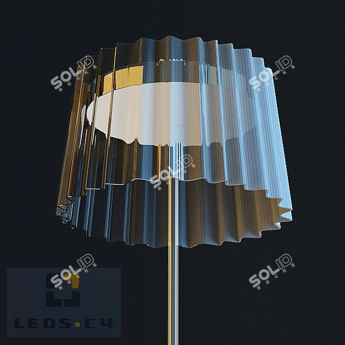 Modern LEDS.C4 IRIS Floor Lamp 3D model image 3