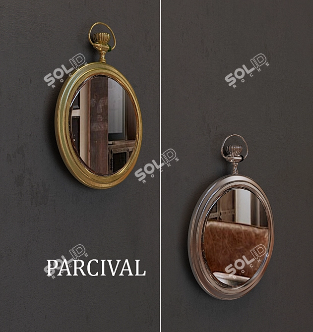 Stylish room mirrors - Parsival & Aramis 3D model image 2