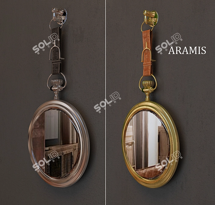 Stylish room mirrors - Parsival & Aramis 3D model image 3