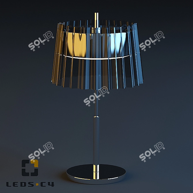 Modern LEDS.C4 IRIS Table Lamp 3D model image 1