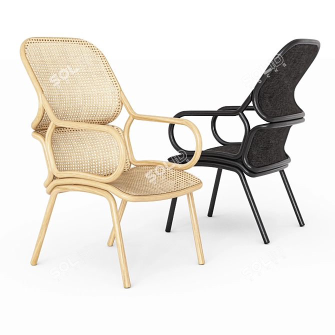 Stylish Frames Chairs by Hayon 3D model image 2