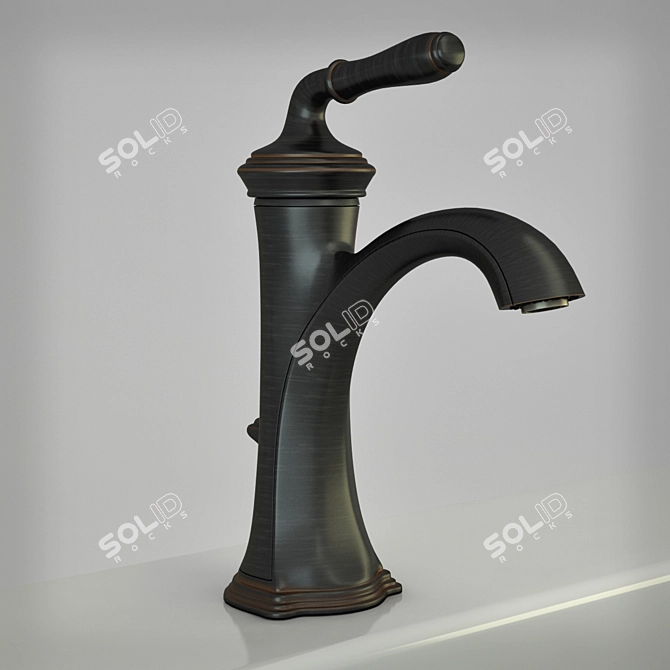 Kohler K_193 Faucet: Sleek Design, Multiple Finishes 3D model image 1