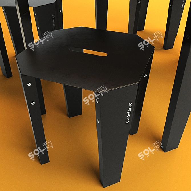 Elevate Chair & Table Combo 3D model image 2