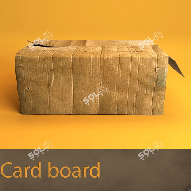 Merge-Ready Cardboard: Photo-realistic V-Ray Shaders 3D model image 2