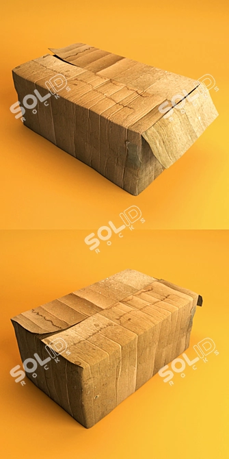 Merge-Ready Cardboard: Photo-realistic V-Ray Shaders 3D model image 3