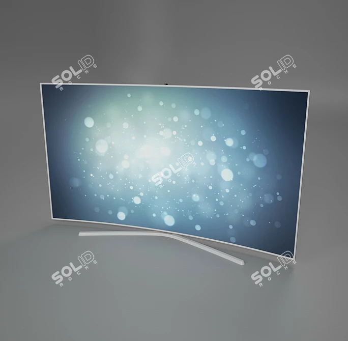 Samsung SUHD TV: Immersive Curved Display 3D model image 1