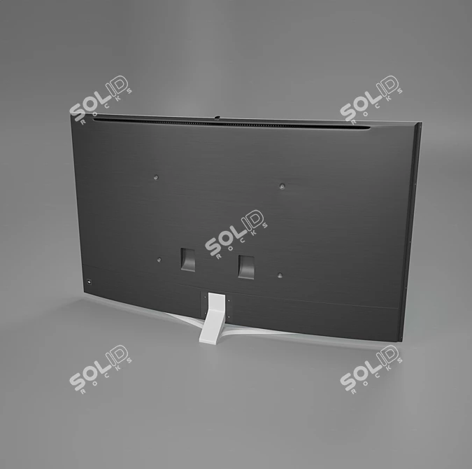 Samsung SUHD TV: Immersive Curved Display 3D model image 2