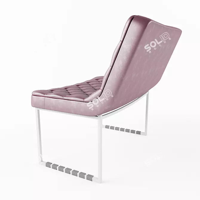 Modern Armchair with Cod AC 22 Design 3D model image 2