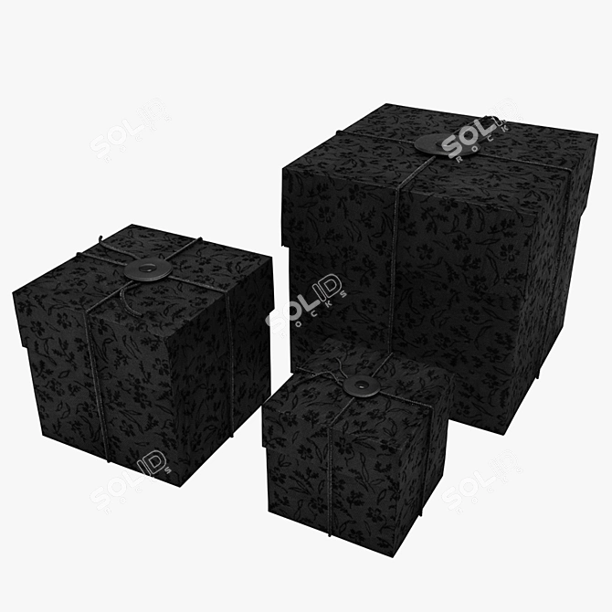 Title: Ikea FRAMSTÄLLA Gift Box 3D model image 1