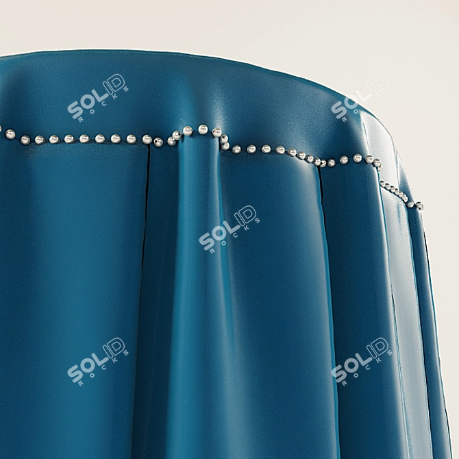 Silk Pearl Embellished Tablecloth 3D model image 2