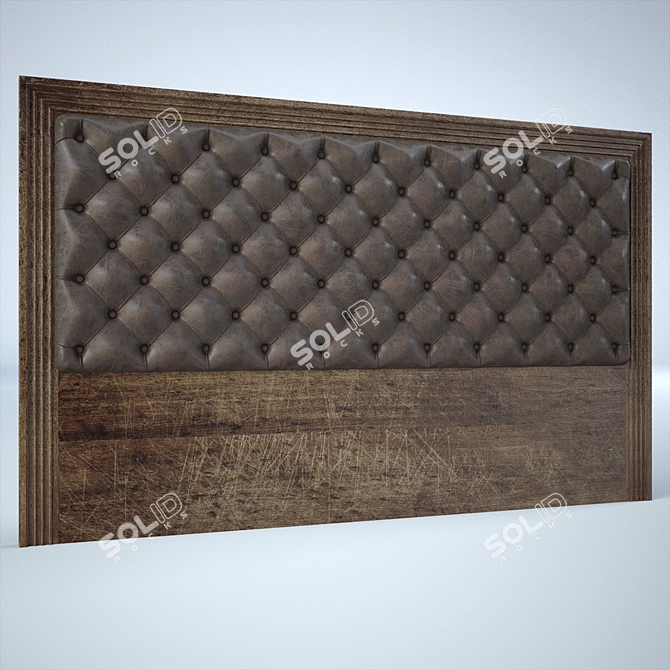 Luxury Capitonne Headboards Set 3D model image 1