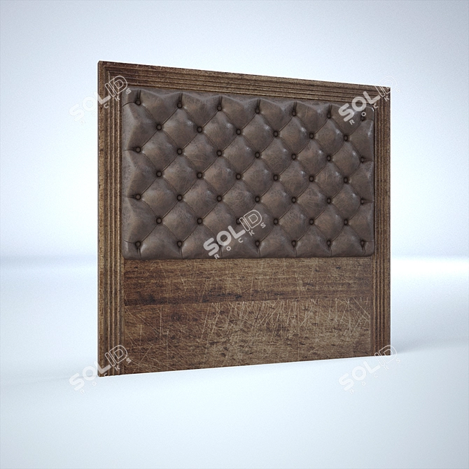 Luxury Capitonne Headboards Set 3D model image 2