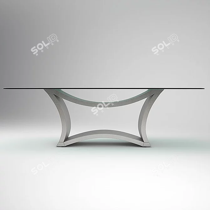 Elegance Defined: Selva Dining Table 3D model image 2