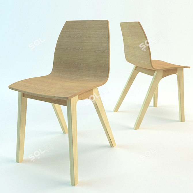 MORPH Chair: Elegant Comfort. 3D model image 1