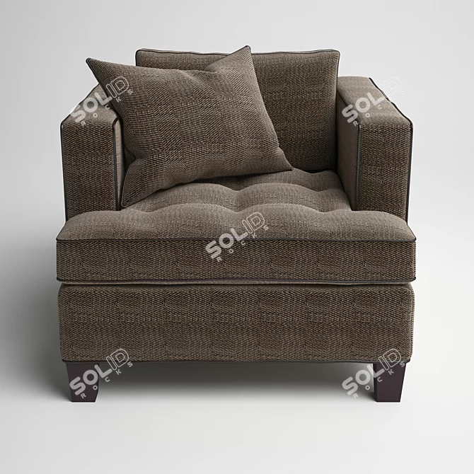 Ralph Lauren Temple Club Chair 3D model image 1