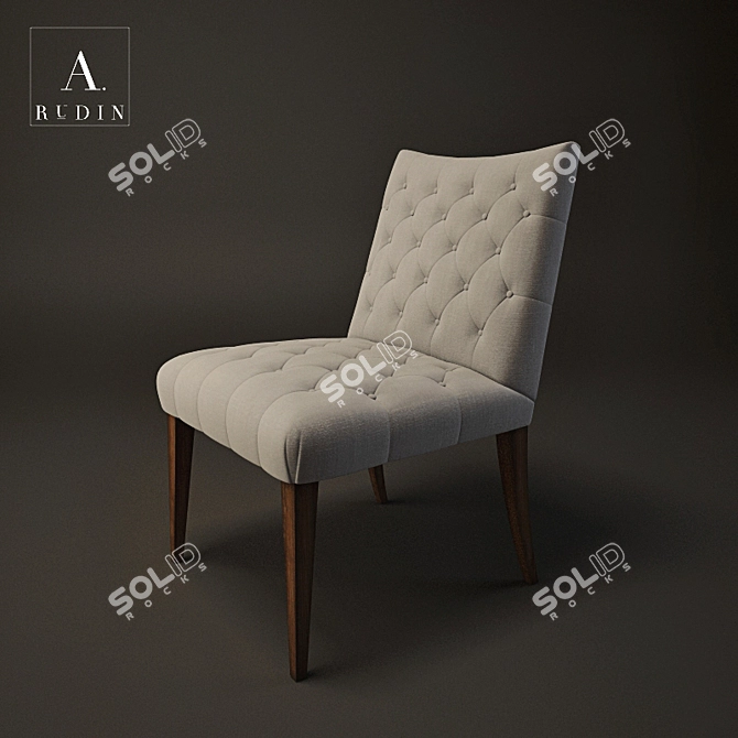 A.Rudin Chair: Sophisticated Design & Comfort 3D model image 1