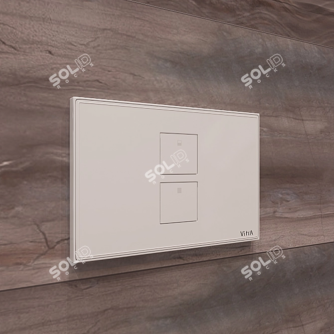 Luxury Hanging Toilet Set 3D model image 3